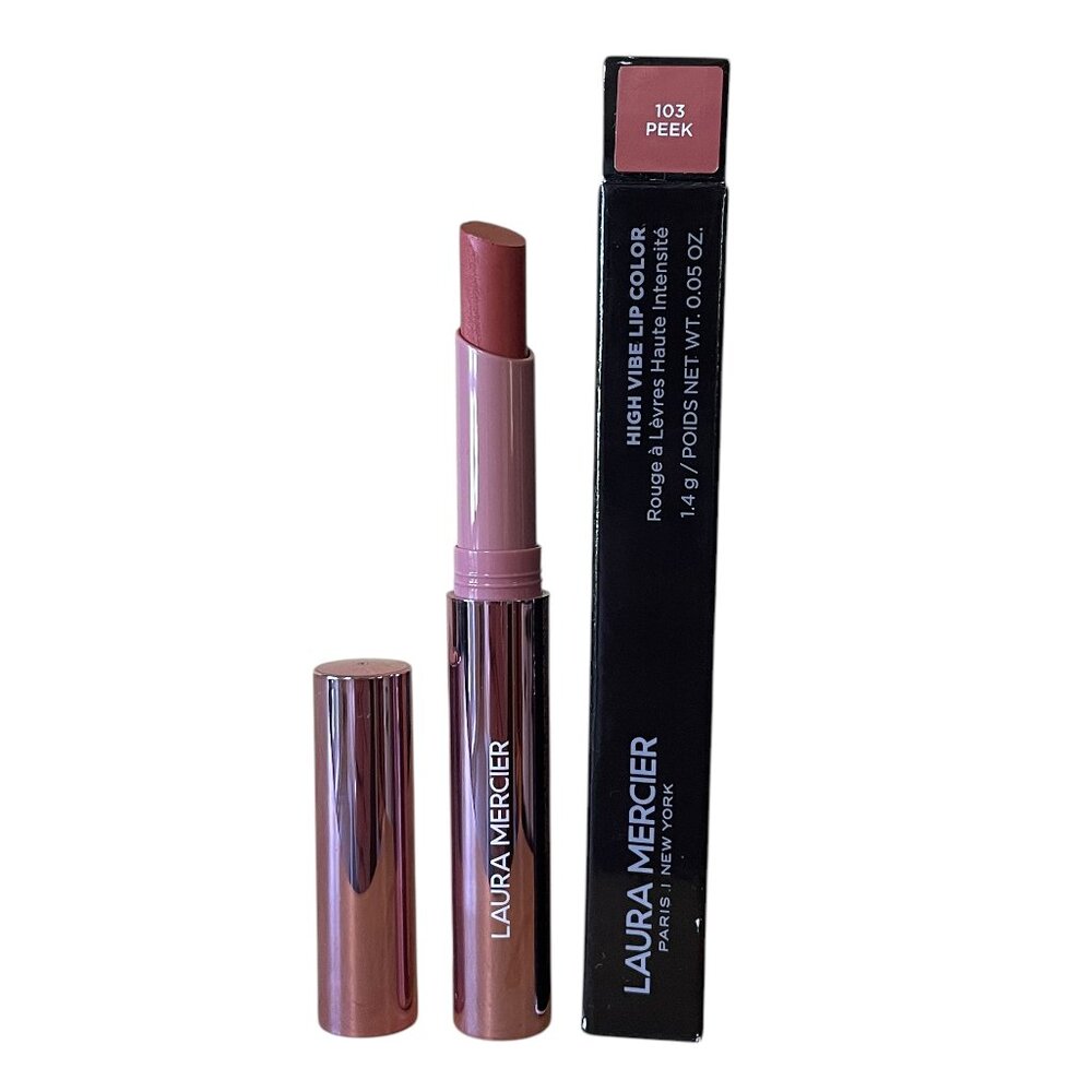 Laura Mercier High Vibe Lip Color Lipstick ~ 103 Peek ~ New in Box